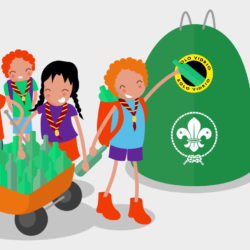 #ScoutsReciclanVidrio